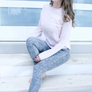 Karen Scott powder pink sweater